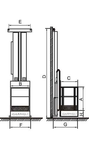 Elevador para Cabinas de Pintura