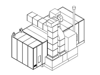 Cabina de pintura no estándar de 8.5m